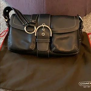 EUC Authentic Coach Soho Buckle Flap Shoulder bag